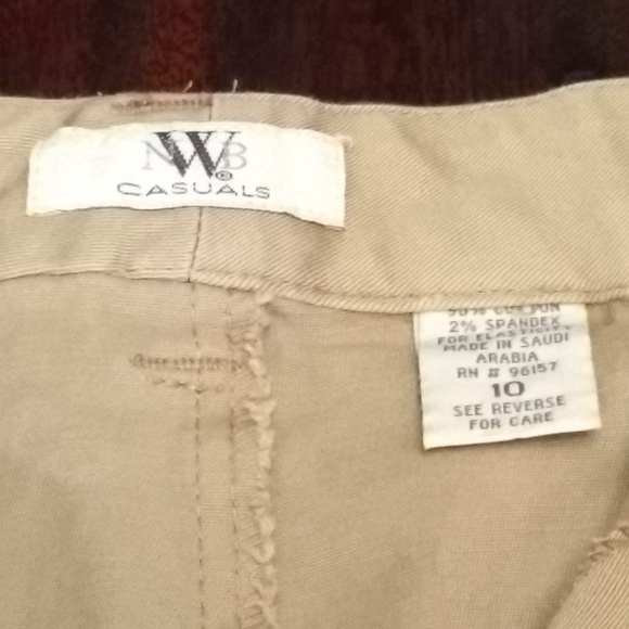 Casual Stretch Pants in Khaki/Flaxen/Fawn/Sand - Picture 4 of 8